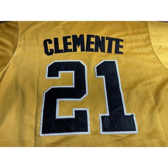 Roberto Clemente Jersey Mens 52 Pittsburgh Pirates Mitchell & Ness 1971 MLB - Picture 8 of 8